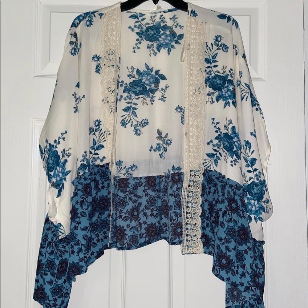 floral cardigan